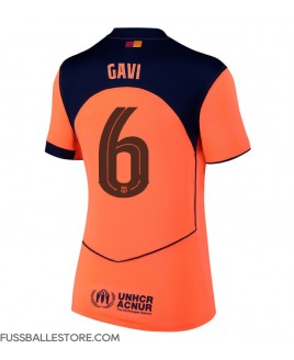 Günstige Barcelona Paez Gavi #6 3rd trikot Damen 2025-26 Kurzarm